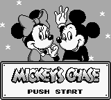 Mickey's Chase (Japan) Title Screen